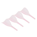 4Pcs Salon Barber Hairspray Face Masks Makeup Eyes Protection Shields Pink