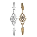 2Pcs Women Cardigan Sweater Blouse Pin Shawl Brooch Clips Shirt Collar Retr M1F3