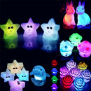 Cute 7 Colors Changing LED Night Light Decoration Candle Lamp Nightlight Holiday