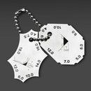 2pcs Set Welding Gauge key Pocket Gage Weld Seam Test Inspection Ruler