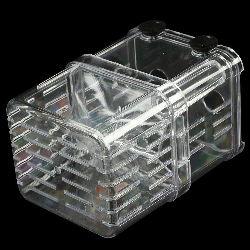 Clear Plastic Retangle Shape Seperate Fish Fry Breeding Divider Tank for Aq