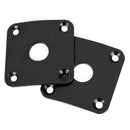 2 Pcs 35MMx35MM Metal Square Guitar Jack Plates JackPlate Cover for LP Elec C2D7