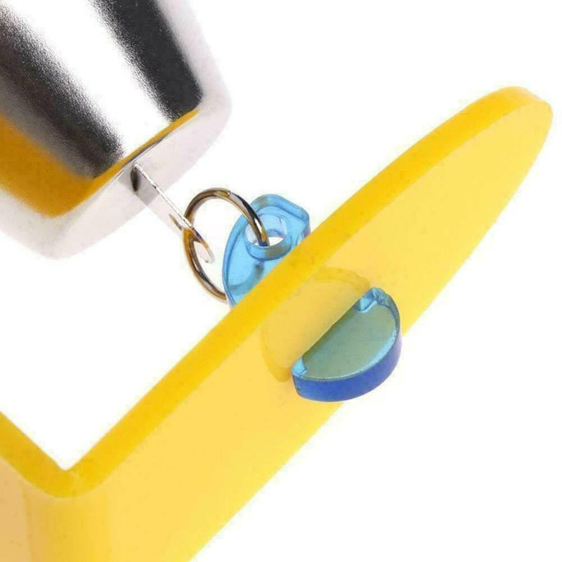 Pet Parrot Bird Bites Climb Chew Bell Toys Swing Cage Cockatiel Parakeet Ha V2E8