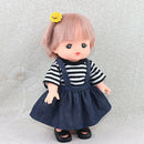 Adorable T-shirt, Suspender Skirt, Hairband Casual Clothes for 25cm Mellchan