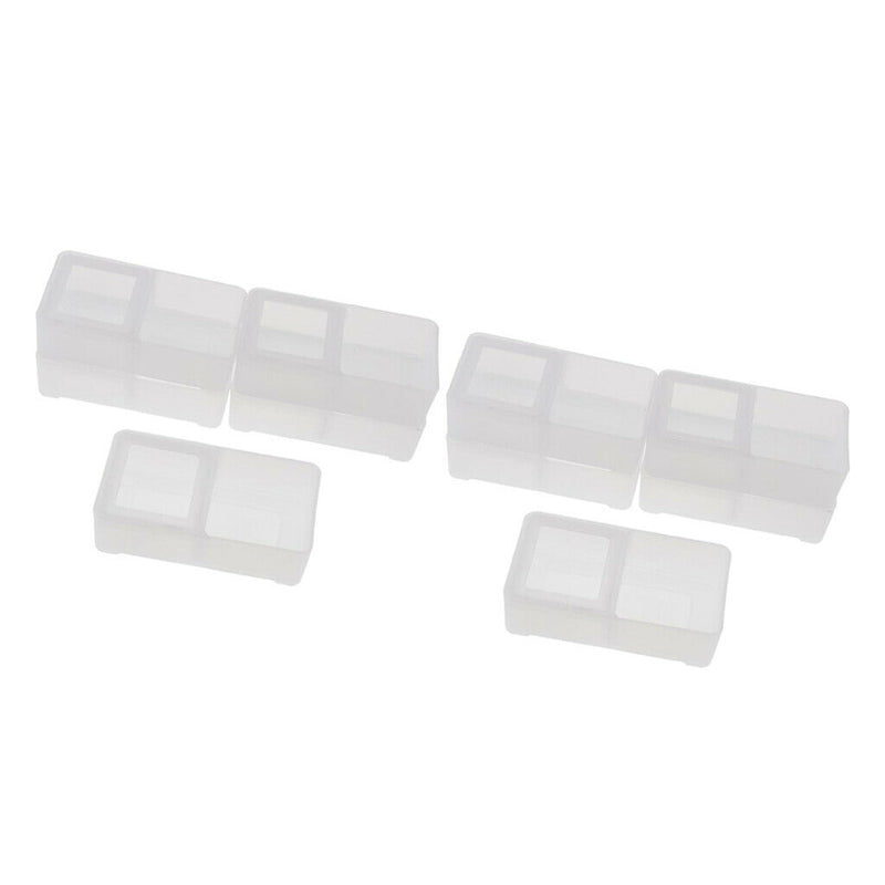 10x Double Box Turtle Basin Reptile Feeder Box Insect Food Water Container