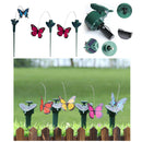 3pcs Solar Planter Butterfly Stakes Garden Yard Decoration Flower Bed Ornament