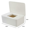 Plastic Wet Wipes Dispenser Dustproof Tissue Storage Box Holder with Lid