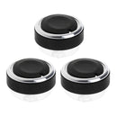 3Pcs Black Air Conditioning Heat Control Switch Knob For Ford Focus 2 MK2 3 MK3