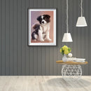 5D DIY Full Drill Diamond Painting Dog Cross Stitch Mosaic Kit Home Decor
