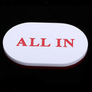 Bargaining Texas Hold'em Oval ALL-IN Chip Button Blackjack Casino Game Prop