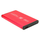 YD5 Aluminum 2.5 Hard Drive Case SATA to USB 3.0 HDD SSD Enclosure (Red)