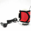 Black + red Composites Dc12V Car Outdoor Car Water Cup Insulation Hot Milk
