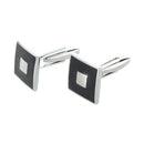 Pair Stainless Steel Cufflinks Cuff Links Mens Dress M6B6