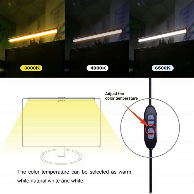 Computer Monitor Screen Lights Screen Light Bar LED Task Lamp USB Computer