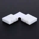 10Pcs LED Strip Connector 2pin 10mm L Shape Splitter No soldering Connector