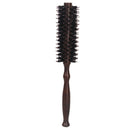Wood Handle Hairdressing Bristle Curling Round Hair Comb Brush Hairbrush