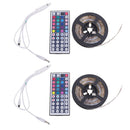 2 Pieces LED TV Backlight Strip USB RGB 5050 Multi Color With 44 Key Remote