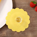 Silicone Large Diamond Cup Cover Heat Resistant Sealed Cups Lid (Yellow) A