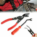 2 PIECE CAR UPHOLSTERY CLIP DOOR PANEL & TRIM REMOVAL TOOL KIT Removal Pry Set