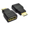 For Tablet Phone Micro Mini HDMI Male To HDMI Female Adapter Converter Connector