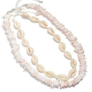 4 Pcs Shell Choker Necklace 14 16 18 Inch Seashell Short Hawaiian Boho Summ