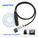 USB to DMX 512 Interface Adapter Controller Computer LED Stage Light Control