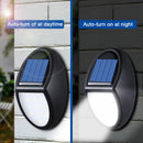Outdoor Patio Lamp Waterproof IP65 10 LED 300LM Security Wall Light Solar Power