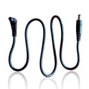 8x DC Cable Guitar Effect Pedal Patch Power Lead/cord 60cm Black Sizing 2.1mm-y