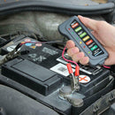 Grey Plastic 12V Vehicle Car Auto Battery Tester FAI