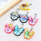 5pcs Mixed Puppy Pug Dog Key Cover Cap Keychain Key Ring Key Case Unisex Gif Gw