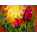 Diamond Painting Red Rose Full Round Rhinestone Picture DIY 40x30cm (c1002)