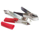 30A Large Battery Charger Alligator Clips Red/Black Booster Cable Clamps fo U8A9