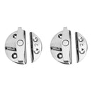 2pcs 316 Stainless Steel 55mm Twist Lock Round Marine Boat Door Catch Latch for