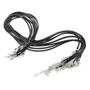 10X Leather Band Collar 2mm Necklace Necklace + Clasp