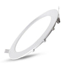 LED Panel Light Ultra Thin Ceiling Recessed Grid Downlight Lamp Round Panel