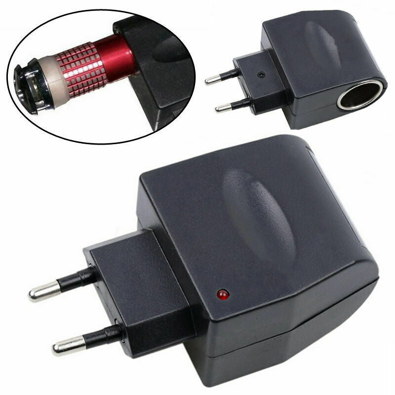 Car Plug Adapter AC DC Power Socket Cigarette lighter V 220 EU W V-12 J2U3