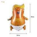 22" x 17" Baby Donald Trump Impeach Foil Balloon Funny Party Balloon 2020.
