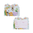 10pcs Safari theme invitations cards kids birthday wedding party invitati FE MO