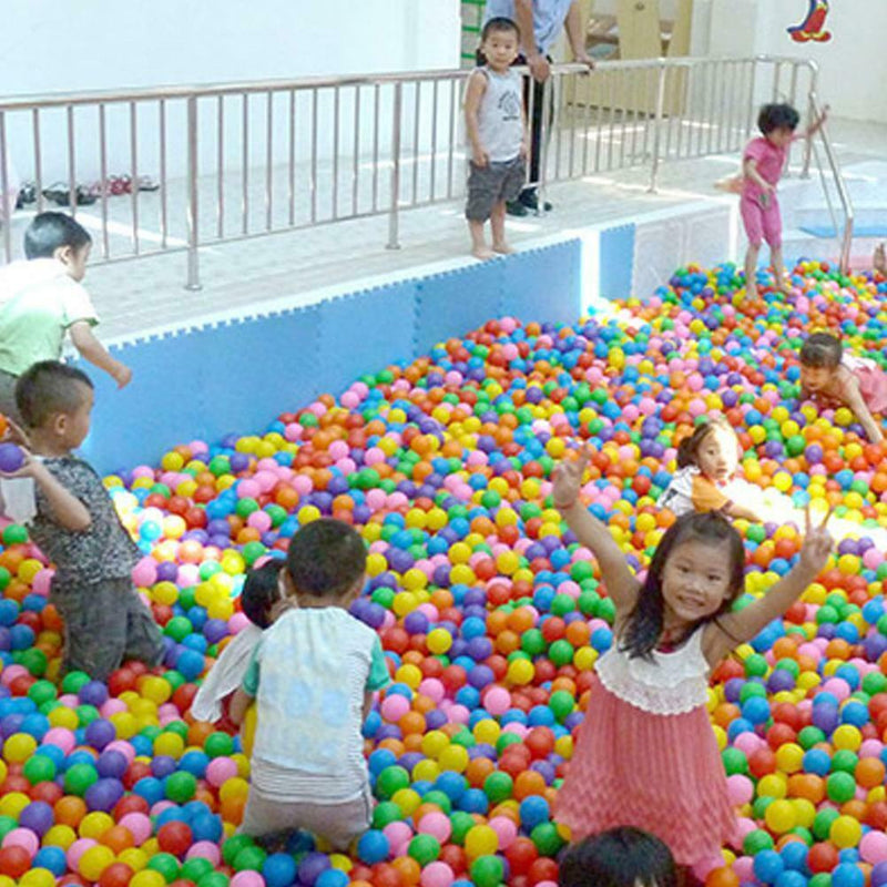 50PCS Eco-Friendly Colorful Soft Plastic Ocean Wave Ball Baby Toys  A