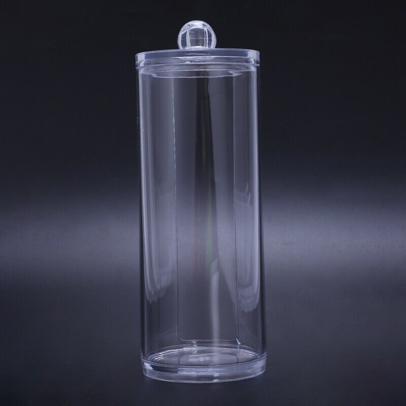 Round Cosmetic Organizer Makeup Case Cotton Pad Case Box Lipstick Holder Cl V3V5