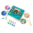 32pcs Wooden Magnetic Fishing Game Play Set Family Fun Magnetic Montessori Toys