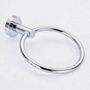 Wall Mounted Towel Ring Stainless Steel Chrome Bathroom Round Towel Rack Holder