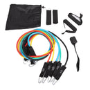 11pcs Non Slip Home Gym Resistance Band Set With Carry Bag Fitness Equipment