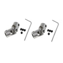Round Single Chrome Universal Steering Shaft U Joint Couplers