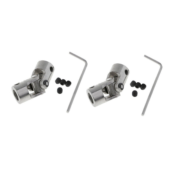 Round Single Chrome Universal Steering Shaft U Joint Couplers