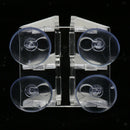 2pcs Aqua Fish Breeding Tank Dividers Suction Separator Fish Sheet Holder