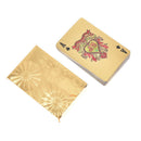54x waterproof pvc playing cards set round golden poker card magic tricks tool3C