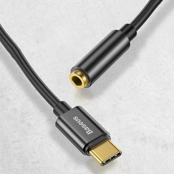 Type-C to 3.5mm Jack AUX Adapter Cable Music Earphone Audio Converter Cable