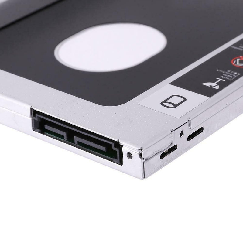 9mm SATA to SATA 2nd SSD Caddy Case Hard Disk Drive Enclosure CD-ROM Optical