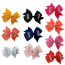 10pcs Girls Hair Clips Headwear Bowknot Crystal Hairpins Hair Accessories